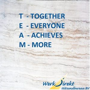 Team, mooie werk quotes