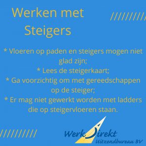 veilig werken met steigers