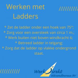 werken met ladders