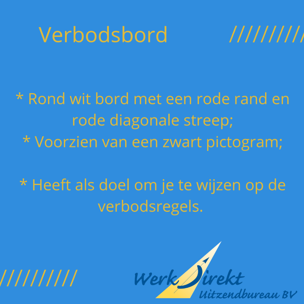 Verbodsbord